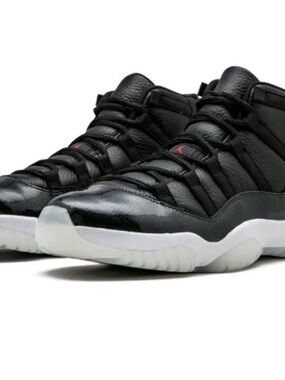 Air Jordan 11 Retro “72-10” Black Gym Red Size 10.5 Men’s Sneakers Size 10.5